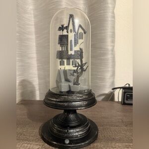 HALLOWEEN Gemmy HOWLING Haunted House Changes Color Lights Up Bat Confetti STORM